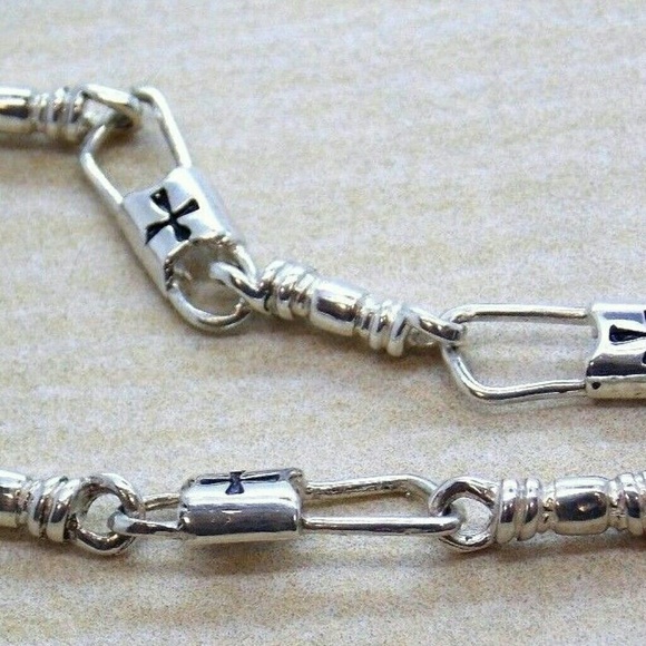Twins Jewelry Jewelry - Fishers of Men Acts Sterling Silver Bracelet Maltese 9.5 in